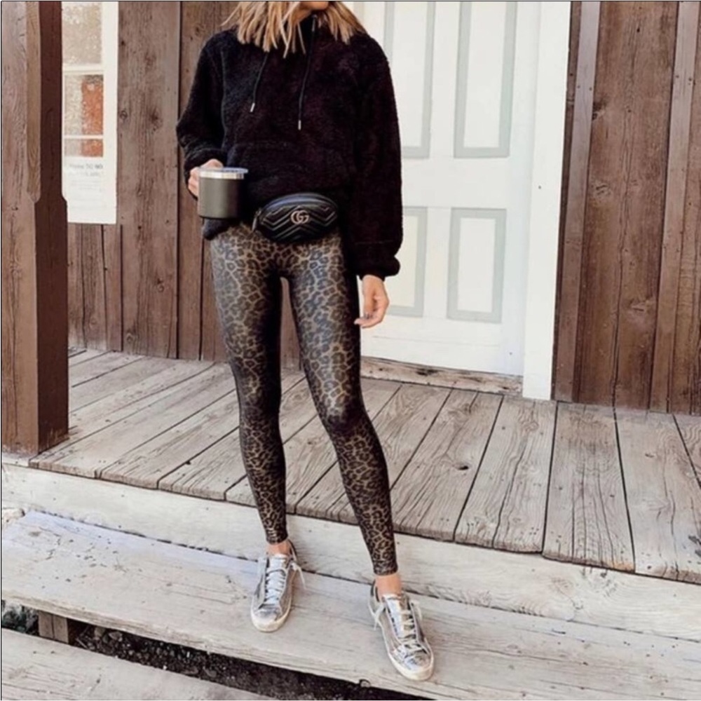 Spanx leopard print leggings - Picture 1 of 7